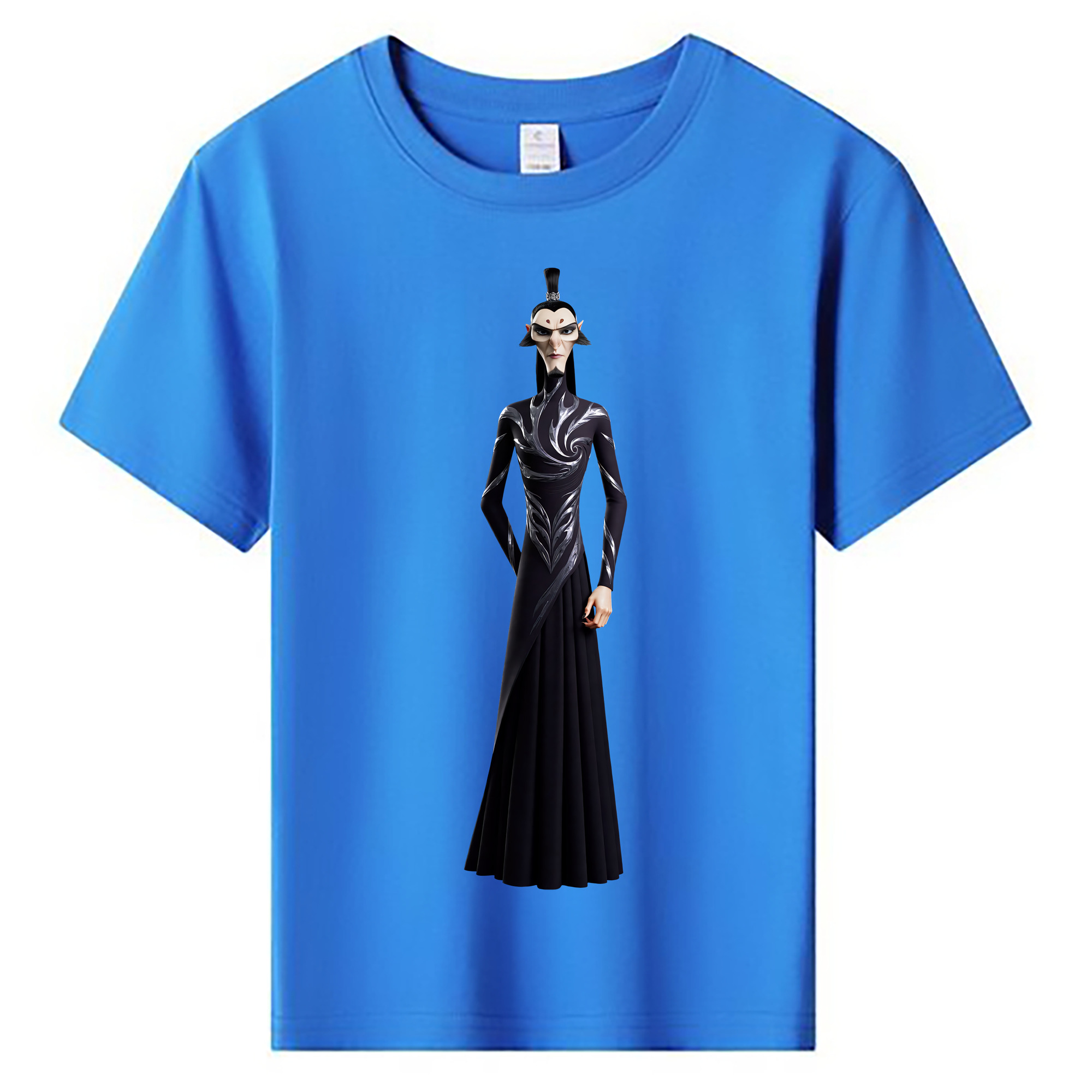 （画像用） Ne Zha 2 ナタ 魔童の大暴れ 綿100％キッズTシャツ（フロントプリント）